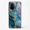 Purple and Peacock Green Marble Mi 11X Pro 5G Back Cover Case